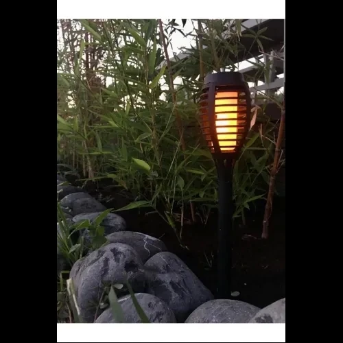 Solar Alev Efektli Bahçe Lambası ürün görseli 1