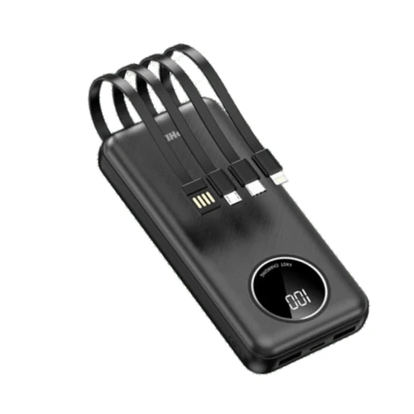 Phixi Force P21 20.000mAh Powerbank - LED Ekranlı, Micro, Lightning, Type-C ve USB-A ile Hızlı Şarj - 2