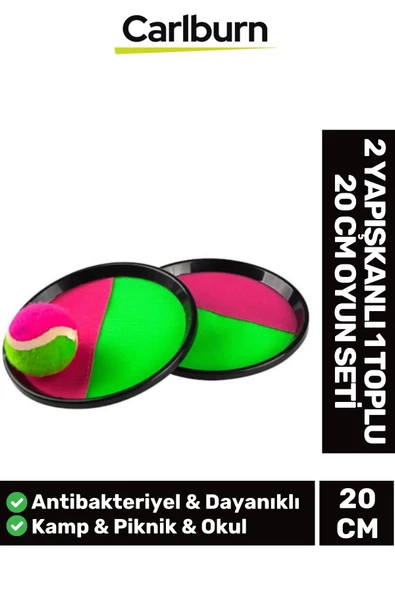 Premium Yumuşak Cash Ball 2 Yapışkanlı 1 Toplu 20 Cm Oyun Seti - 3