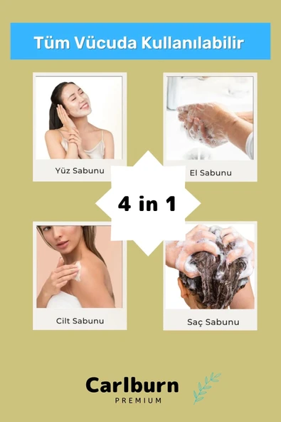 Lüks %100 Doğal Güzel Kokulu El Yüz Saç Vücut Cilt Orijinal Bitkisel Termal Kil Sabunu 100G - 1 Adet - 5