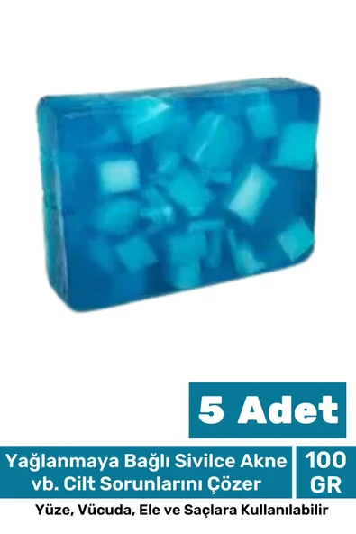 %100 Doğal Güzel Kokulu El Yüz Saç Vücut Cilt Orijinal Bitkisel Kolojen Sabunu 100G - 5 Adet ürün görseli 1