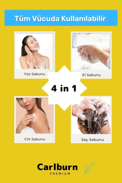 %100 Doğal Güzel Kokulu El Yüz Saç Vücut Cilt Orijinal Bitkisel Ayva Çekirdeği Sabunu 100G - 1 Adet - Resim 5