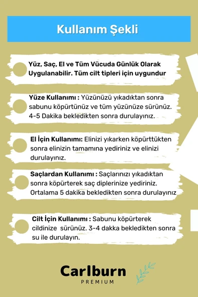 Lüks %100 Doğal Güzel Kokulu El Yüz Saç Vücut Cilt Orijinal Bitkisel Termal Kil Sabunu 100G - 2 Adet - 4
