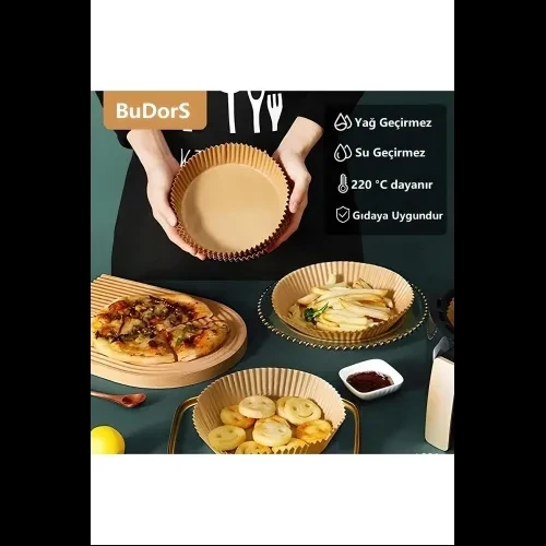 Fritöz Pişirme Kağıdı 50 Adet - Resim 4