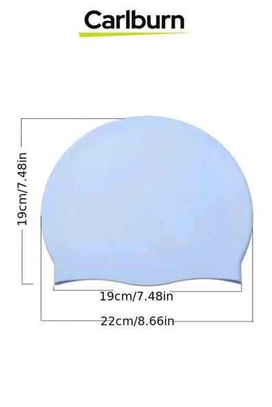 Özel Üretim Kaymaz Su Geçirmez Sızdırmaz Silikon Yüzücü Elastik Yüzme Şapkası Havuz Deniz Bonesi - 2