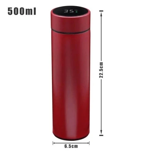 Sıcaklık Göstergeli Dijital Termos 500 ml - 4