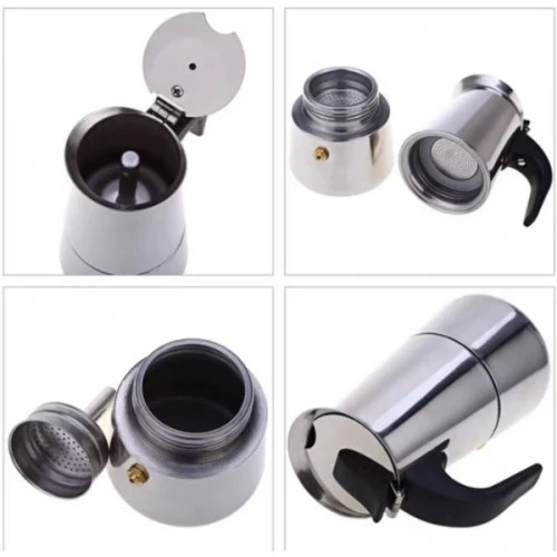 Espresso Maker (Moka Pot) 4 Fincan - 4