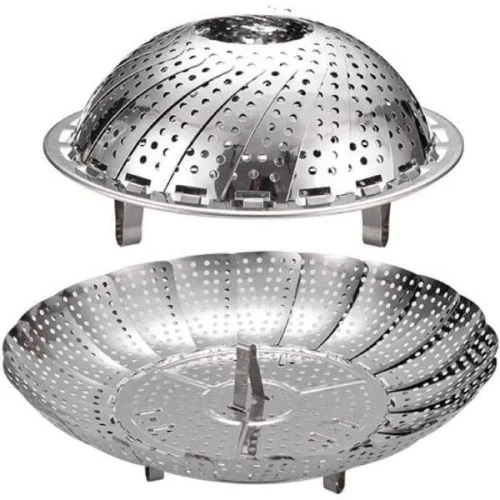 Paslanmaz Çelik Buharda Pişirme Sepeti - Resim 3