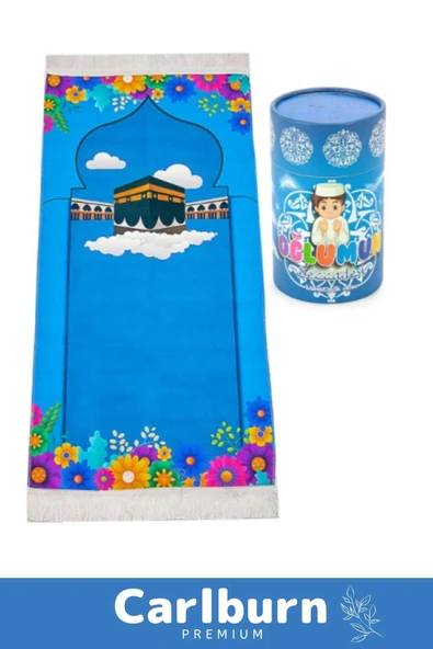 Namaza İlk Adım Kızımın Oğlumun Seccadesi Oyuncak Medine Görselli Fotoğraf Makinesi Tesbih Seti - 3