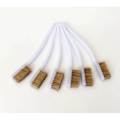 Çok Amaçlı Detay Temizlik Fırçası Beyaz Saplı - Resim 4