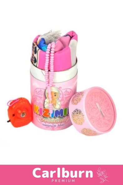 Namaza İlk Adım Kızımın Oğlumun Seccadesi Oyuncak Medine Görselli Fotoğraf Makinesi Tesbih Seti - 2