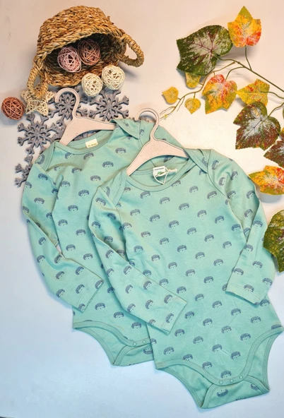 Büyük Boy Organik Kumaş Çıtçıtlı Body