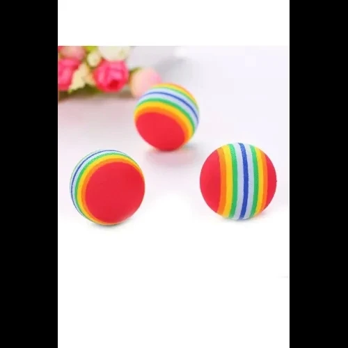 Sünger Kedi Köpek Çiğneme Ve Oyun Topu 4 Adet - Resim 3