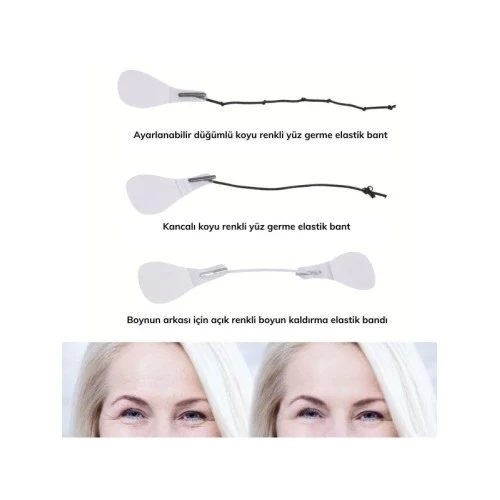Yüz Yogası Gerdirme Bandı 40 Adet - Resim 2