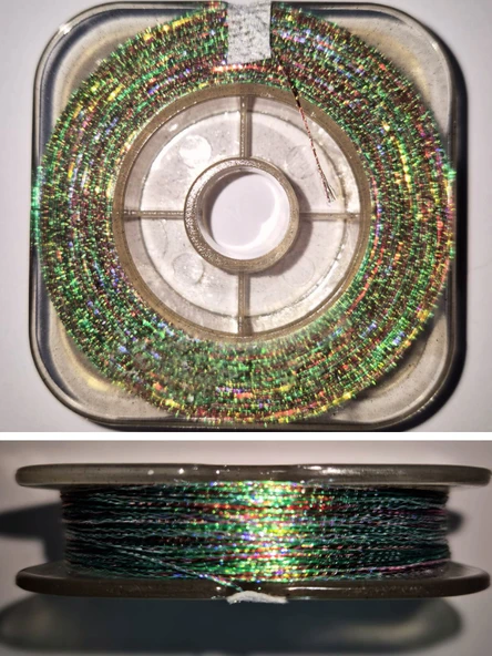 Eagenset Hazır Çapari Kombini Boru Sim Ultraviyole Uv Neon Koyu Yeşil - Kırmızı Makara - 1