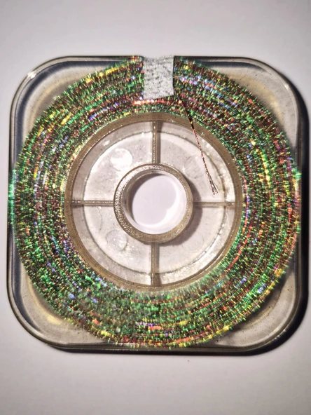 Eagenset Hazır Çapari Kombini Boru Sim Ultraviyole Uv Neon Koyu Yeşil - Kırmızı Makara - 5