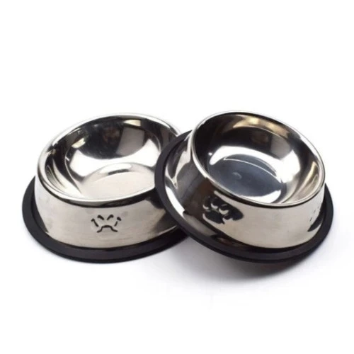 Paslanmaz Çelik Metal Mama Kabı 18 cm. - Resim 2