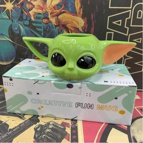 Sevimli Uzay Karakteri Figürlü Seramik Kupa ürün görseli 1