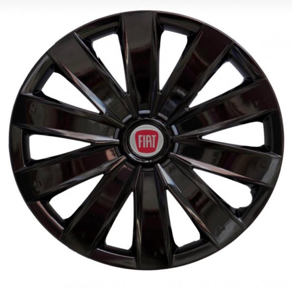 Fiat 500 16 Inç Jant Kapağı Takım 4 Adet+Amblem - 1
