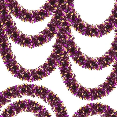 Mor Turuncu Çift Renk Sim Süs 180 cm ürün görseli 1