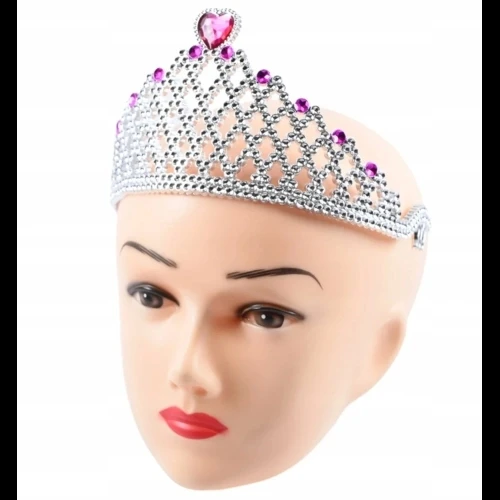 Kalpli Prenses Tacı Fuşya - Resim 2