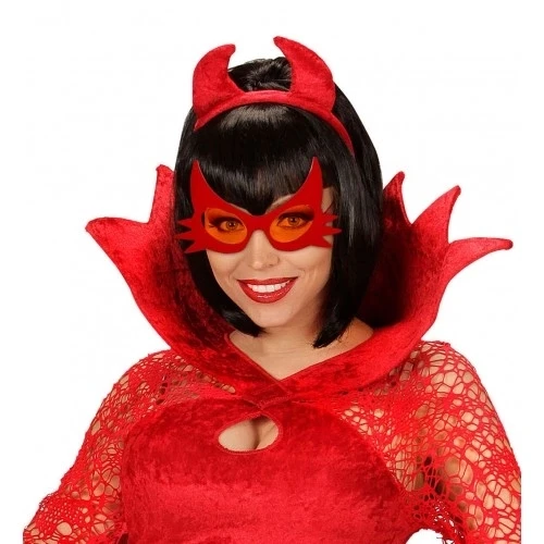 Kırmızı Renk Bıyık Tasarımlı Kedi Gözlüğü - Resim 2