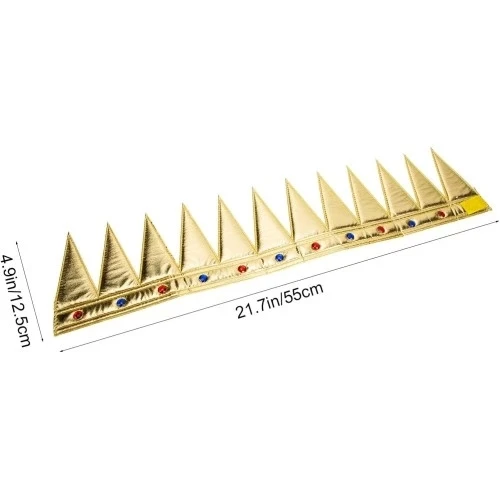 Kral Kraliyet Tacı Yetişkin Çocuk Uyumlu - Resim 4