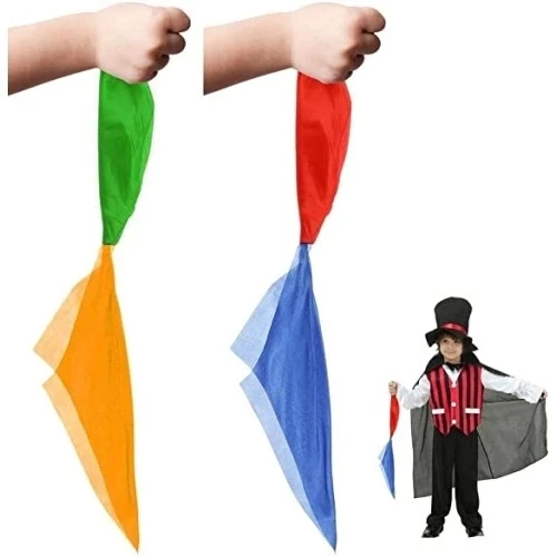 Renk Değiştiren Sihirli Mendil Sihirbazlık Oyunu ürün görseli 1