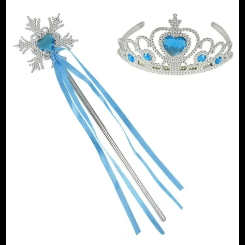 Karlar Ülkesi Tac ve Asa Seti - Resim 3