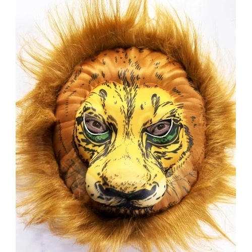 Peluş Aslan Maskesi Kahverengi Yeleli Mega Peluş 33 No ürün görseli 1