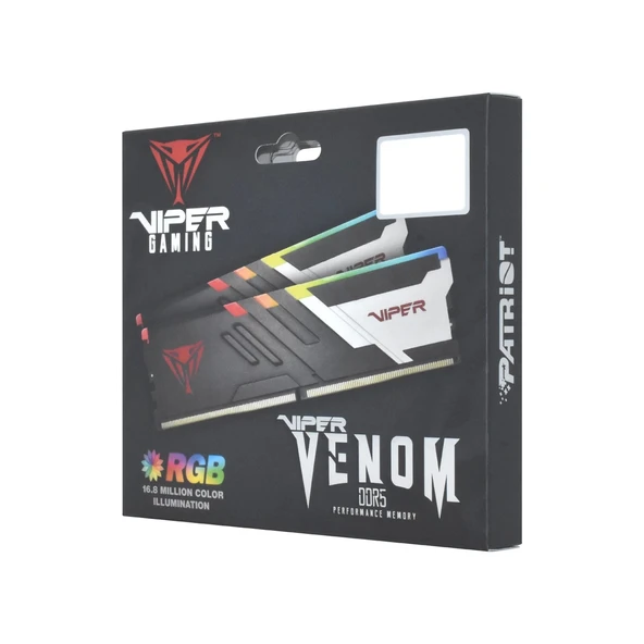 Patriot Viper Venom RGB 32GB (2x16GB) DDR5 7000MHz CL32 Gaming Ram (Bellek) (PVVR532G700C32K) - 11