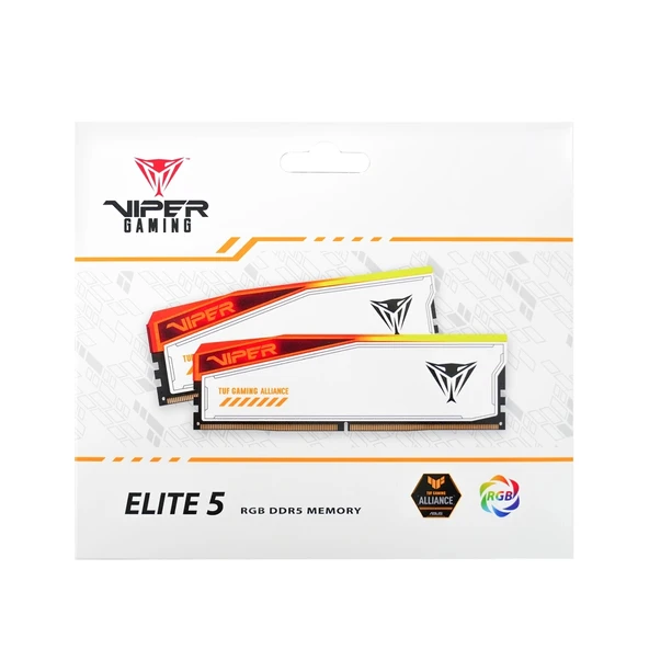 Patriot Viper Elite 5 RGB TUF 32GB (2x16GB) DDR5 6600MHz CL34 Gaming Ram (Bellek) (PVER532G66C34KT) - 10