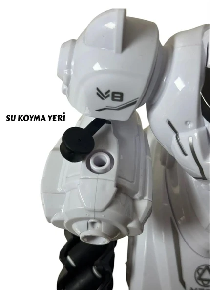 Kumandalı Işıklı Mermi Ve Buhar Atan Full Fonksiyon Robot Araba - 4