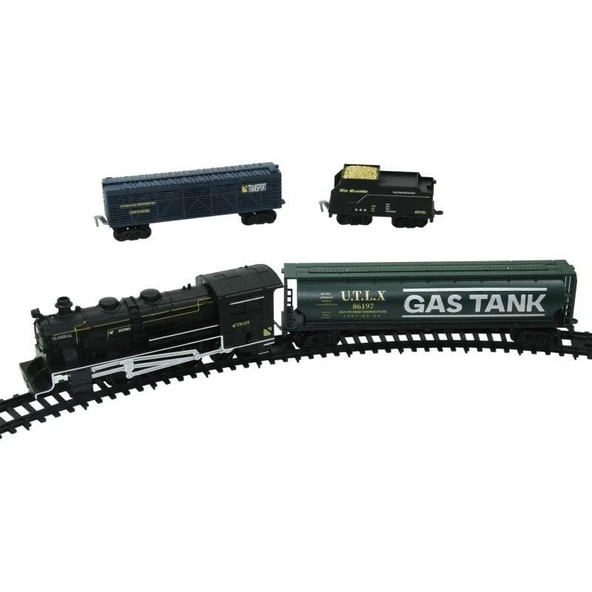 FF-1601C IŞIKLI VE SESLİ 18PCS KLASİK TREN -VRD - 5