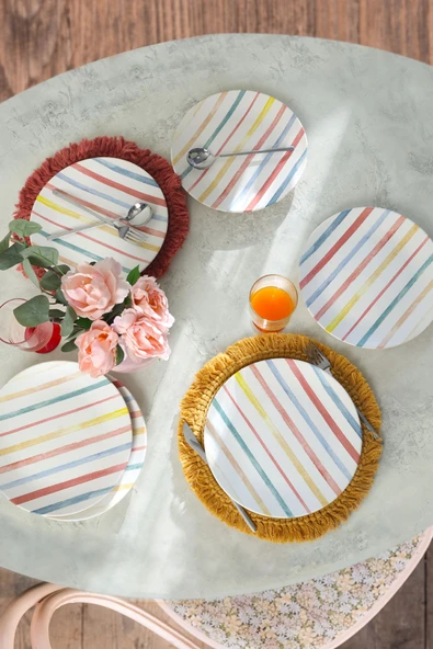 Keramika Soft Line Servis Tabağı 26 Cm 6 Adet 22321 ürün görseli 1