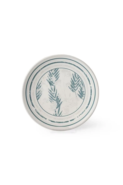 Keramika Green Leaf Yemek Takımı 24 Parça 6 Kişilik 22634-35-38-40 - Resim 7