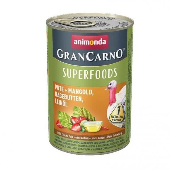 Animonda Gran Carno Superfoods Sığır Pancar Böğürtlen Köpek Konservesi 400 Gr