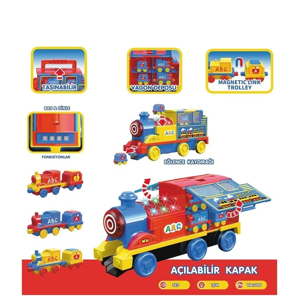 LFI-9522 Işıklı Müzikli İnteraktif Tren - 2