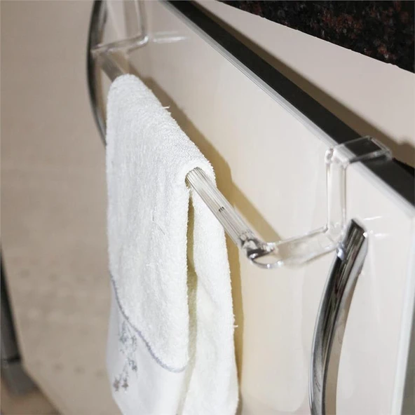 Polikarbon Havlu Askısı, Dayanıklı ve Şık Tasarımıyla Banyo Dekorunuza Değer Katar - 6