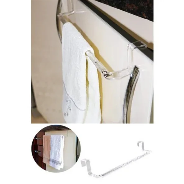 Polikarbon Havlu Askısı, Dayanıklı ve Şık Tasarımıyla Banyo Dekorunuza Değer Katar - 3