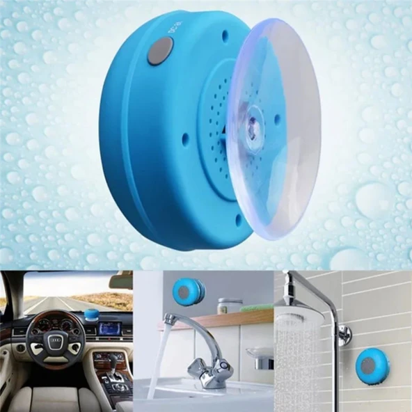 Taşınabilir Su Geçirmez Bluetooth Hoparlör Mini Ses Bombası Tüm Cihazlara Uyumlu Kablosuz Hoparlör - 3