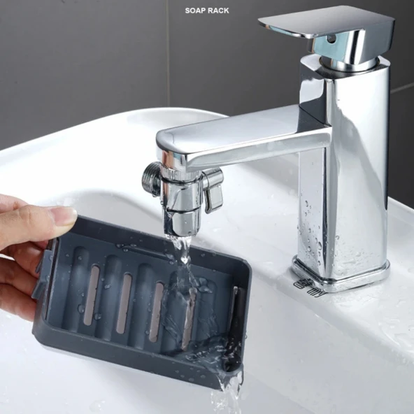 4 Katlı Banyo Rafı Ayarlanabilir Banyo Köşe Düzenleyici Sabunluk Duş Jeli Şampuan Organizeri - 6