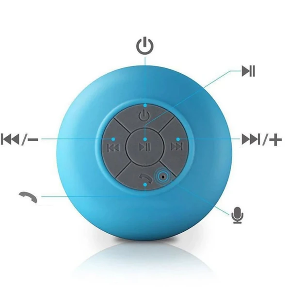 Taşınabilir Su Geçirmez Bluetooth Hoparlör Mini Ses Bombası Tüm Cihazlara Uyumlu Kablosuz Hoparlör - 6