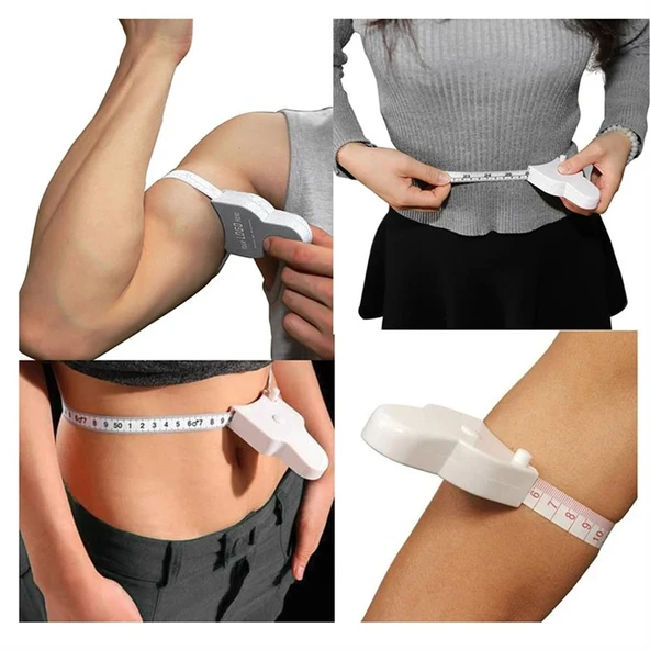 Baş Ve Vücut, Kafa Çevresi Ölçüm Aleti Bel Ölçme Metresi Mezura Terzi Ölçü Metresi Ergonomik - 4