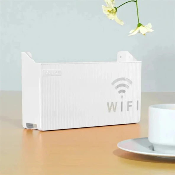 Beyaz Pleksi Wifi Kutusu Duvar Asılabilir Sigorta Ve Modem Saklama Kutusu 25x15x6 cm - 6