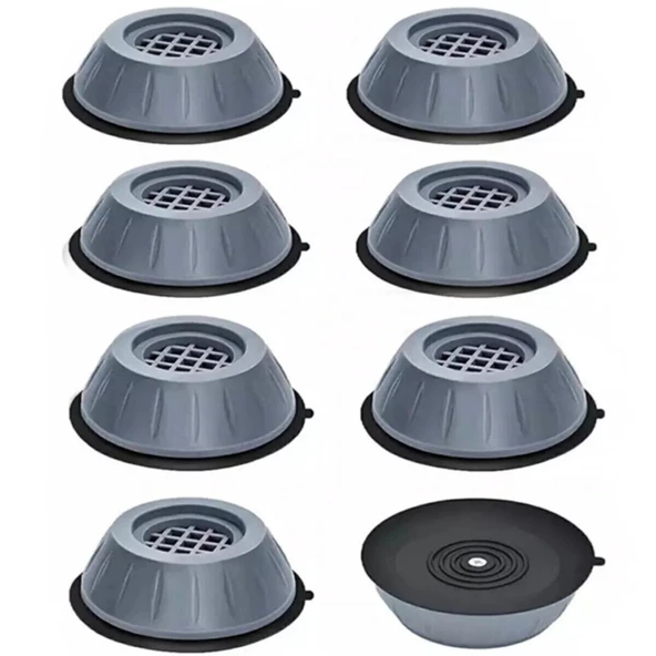 Çamaşır Makinesi Titreşim Önleyici Kaydırmaz Vantuzlu Stoper Set 8 Adet - 2