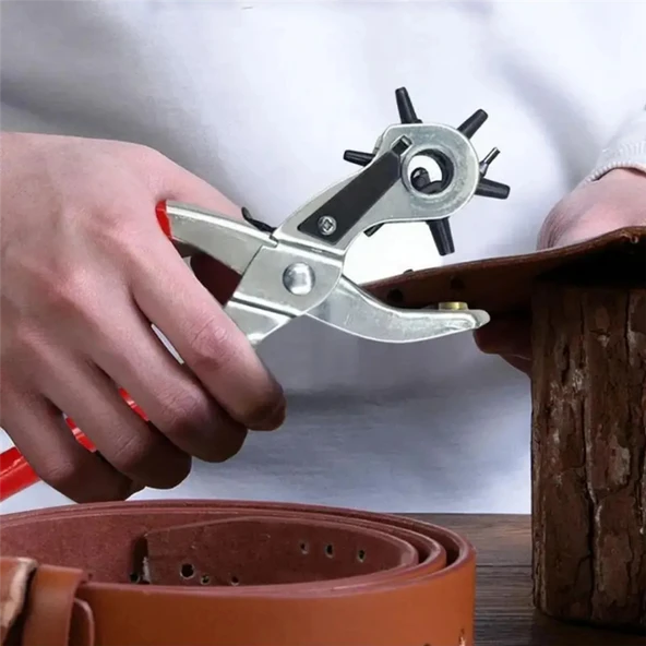 6 Farklı Boyutta Kemer Delme Pensesi Kemer Delici Delik Açıcı Şık - 2