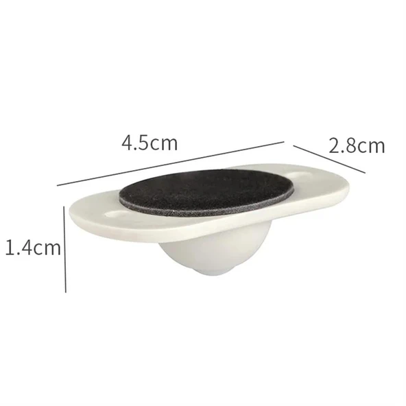 4 Adet 360 Derece Döner Tekerlek Bilyeli Yapışkanlı Eşya Kaydırma Aparatı Mobilya Tekerleği - 8