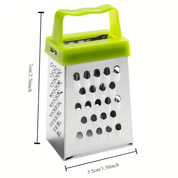 Mini Sarımsak Rendesi Metal Gövdeli Plastik Tutuculu Mıknatıslı - 6