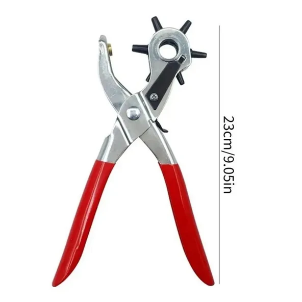Kemer Delme Makinası Pratik 6 Başlıklı Kemer Delme Aleti Metal Kemer Delme Aparatı - 8